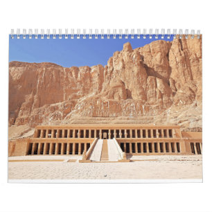 Ancient Egypt Hatshepsut Temple Landscape 2025 Calendar