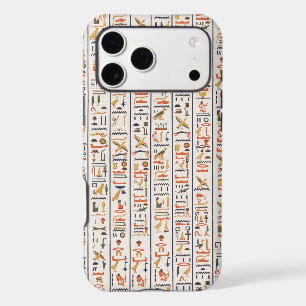 ancient egypt hieroglyphs pattern background histo iPhone 17 pro max case