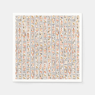 ancient egypt hieroglyphs pattern background histo napkins