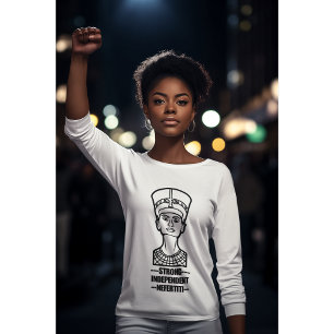 Ancient Egypt historical Strong queen Nefertiti T-Shirt