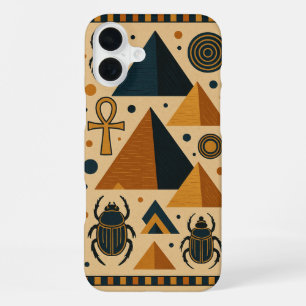 Ancient Egypt Mystique Geometric Papyrus iPhone 16 Plus Case