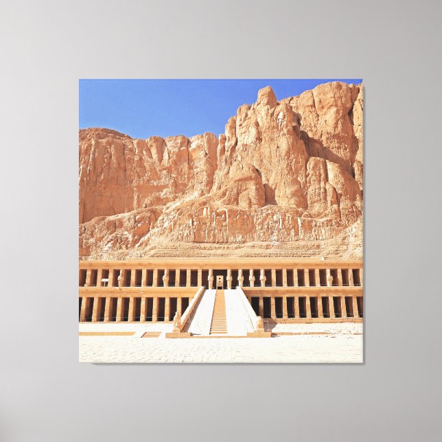 Ancient Egypt Pharaoh deir el bahri Temple Dynasty Canvas Print (Front)