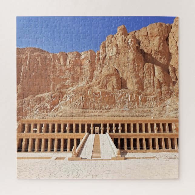 Ancient Egypt Pharaoh deir el bahri Temple Dynasty Jigsaw Puzzle (Vertical)
