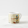 Ancient Egypt Pharaoh Ramesses II Colorful Drawing Espresso Cup