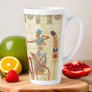 Ancient Egypt Pharaoh Ramesses II Colorful Drawing Latte Mug