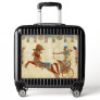 Ancient Egypt Pharaoh Ramesses II Colorful Drawing Luggage
