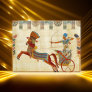 Ancient Egypt Pharaoh Ramesses II Colorful Drawing Postcard