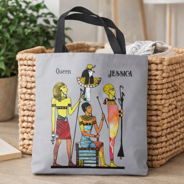 Ancient Egypt Pharaohs Egyptian Queen  Tote Bag (Creator Uploaded)