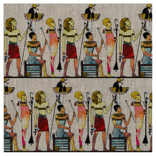 Ancient Egypt Pharaohs Lavish Ormamentation Fabric