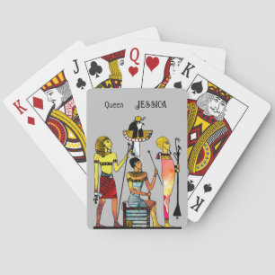 Ancient Egypt Pharaohs Lavish Ormamentation Poker Cards