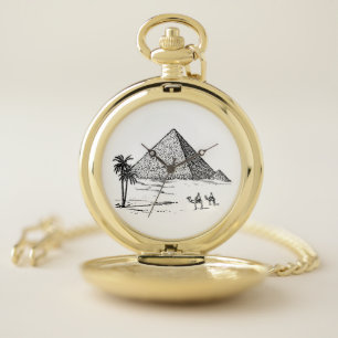 ancient Egypt Pocket Watch