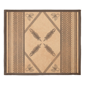 Ancient Egypt Predynastic Nile Duvet Cover