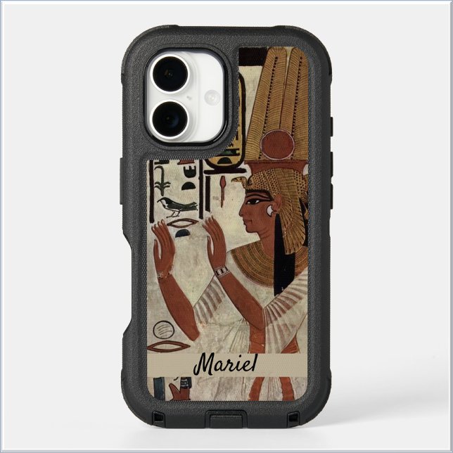 Ancient Egypt Queen in Black and Beige Otterbox iPhone Case (Creator Uploaded)
