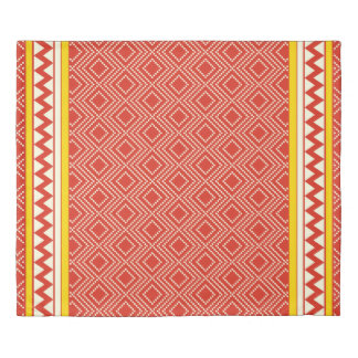 Ancient Egypt Simple Red Dotted  Duvet Cover