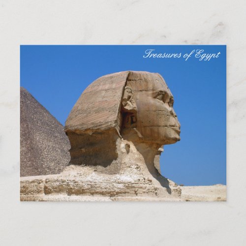 Ancient Egypt Sphinx Cairo holiday Egypt Postcard