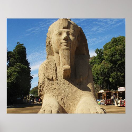 Ancient Egypt Sphinx travel photo Poster