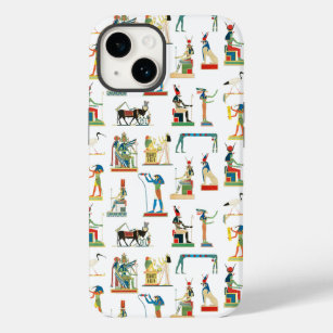 Ancient Egypt Vintage Egyptian Pattern  Case-Mate iPhone 14 Case