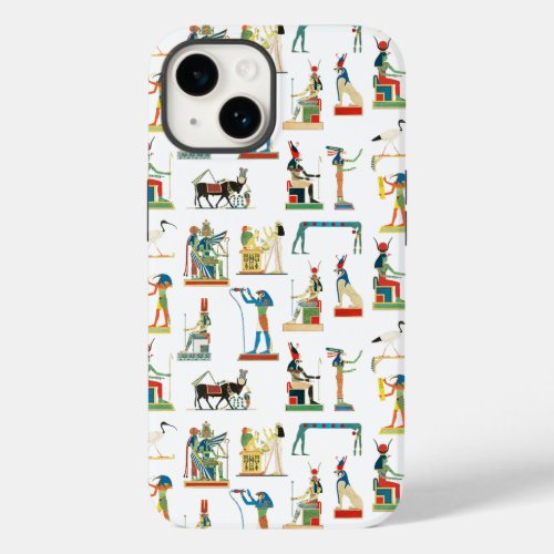 Ancient Egypt Vintage Egyptian Pattern  Case_Mate iPhone 14 Case