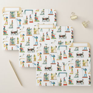 Ancient Egypt Vintage Egyptian Pattern   File Folder