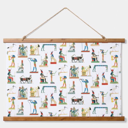 Ancient Egypt Vintage Egyptian Pattern   Hanging Tapestry