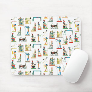 Ancient Egypt Vintage Egyptian Pattern Mouse Pad
