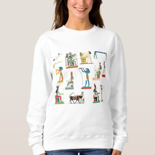 Ancient Egypt Vintage Egyptian Pattern Sweatshirt