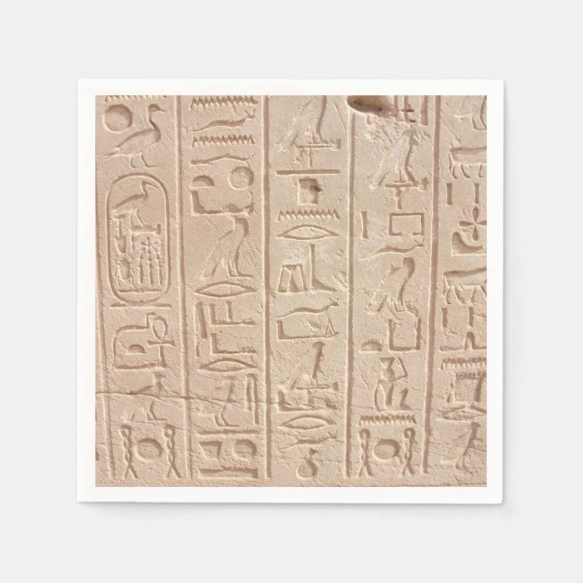 Ancient Egypt Writing Paper Napkins (Front)