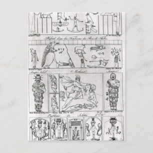 Ancient Egyptian and Persian Postcard