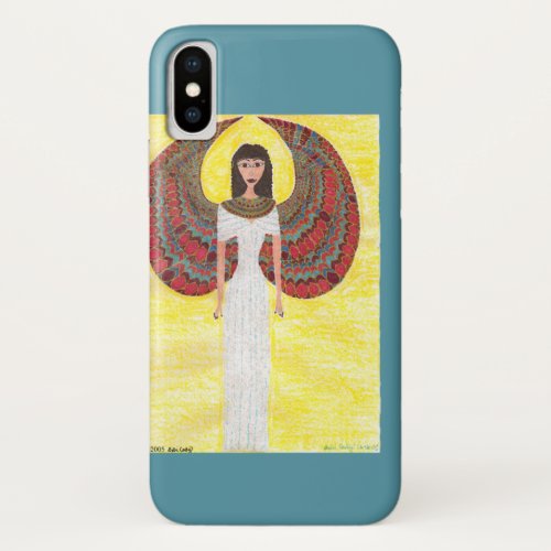 Ancient Egyptian Angel iPhone 3G Case_Mate iPhone X Case