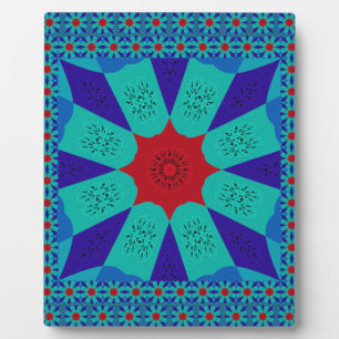 Ancient Egyptian Art: A Vibrant Mandala. Plaque