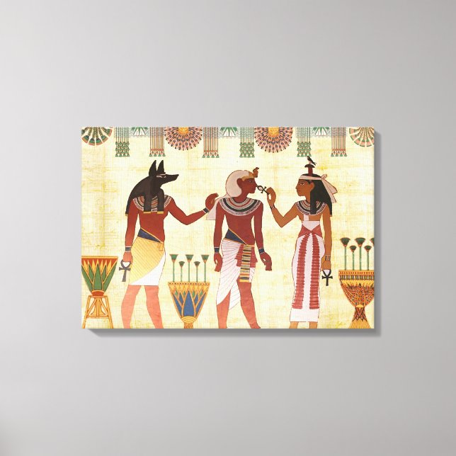 Ancient Egyptian Art Canvas Print (Front)