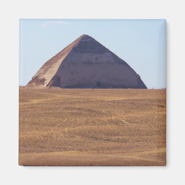 Ancient Egyptian Bent Pyramid - Dahshur Magnet (Front)