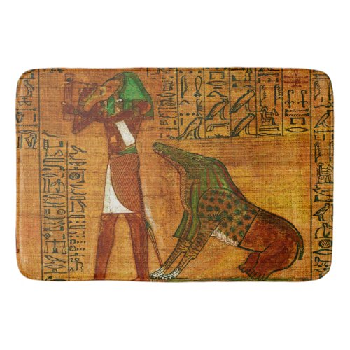 Ancient Egyptian Book of the Dead Bath Mat