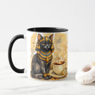 Ancient Egyptian Cat Mystical Bastet Art Mug