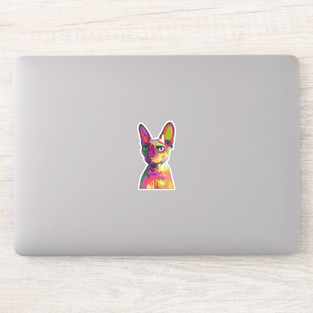 Ancient Egyptian Cat Sticker (Computer)