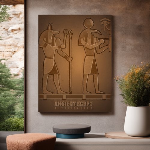 Ancient Egyptian civilization poster