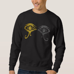 Ancient egyptian Eye of Horus Apparel Sweatshirt