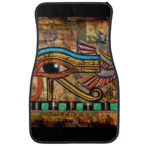 Ancient Egyptian Eye of Horus Car Floor Mat