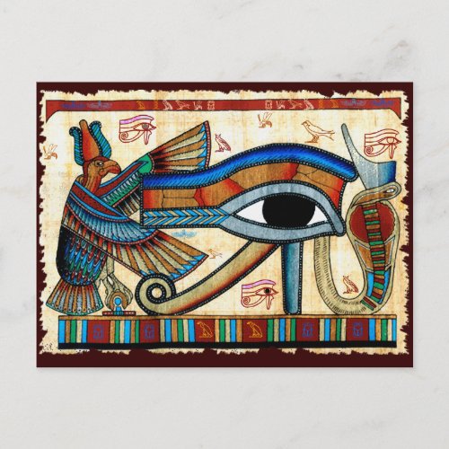 Ancient Egyptian EYE OF HORUS Wadjet Postcard