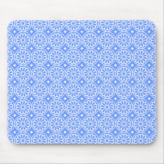 Ancient Egyptian Flowers - Baby Blue Mouse Pad