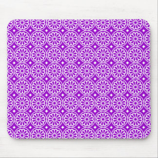 Ancient Egyptian Flowers - Purple Mouse Pad