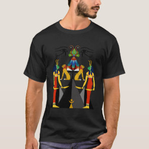 Ancient Egyptian Genie Goddess Qed Her God Sekhmet T-Shirt