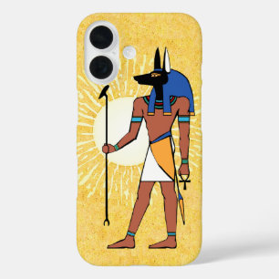 Ancient Egyptian God Anubis iPhone 16 Case