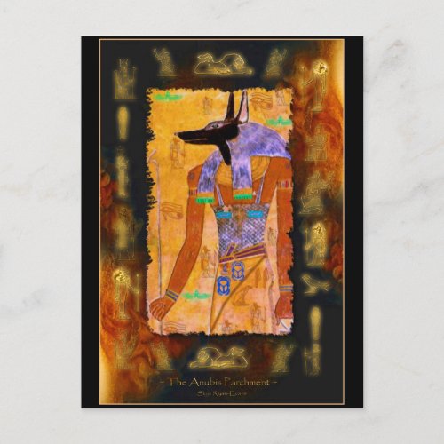 Ancient Egyptian God Anubis Gift Range Postcard