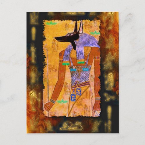 Ancient Egyptian God Anubis Gift Range Postcard