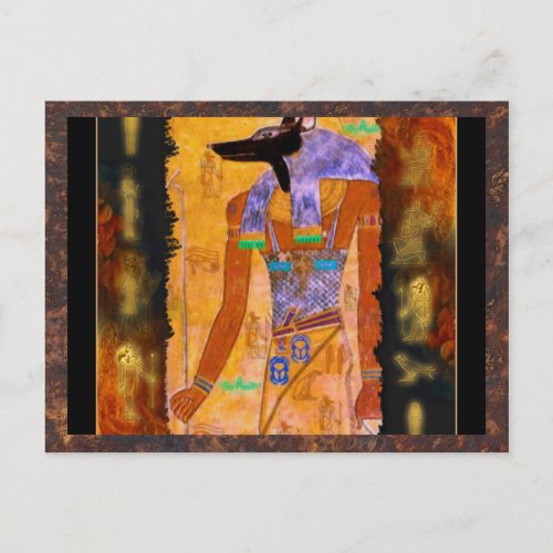 Ancient Egyptian God Anubis Gift Range Postcard