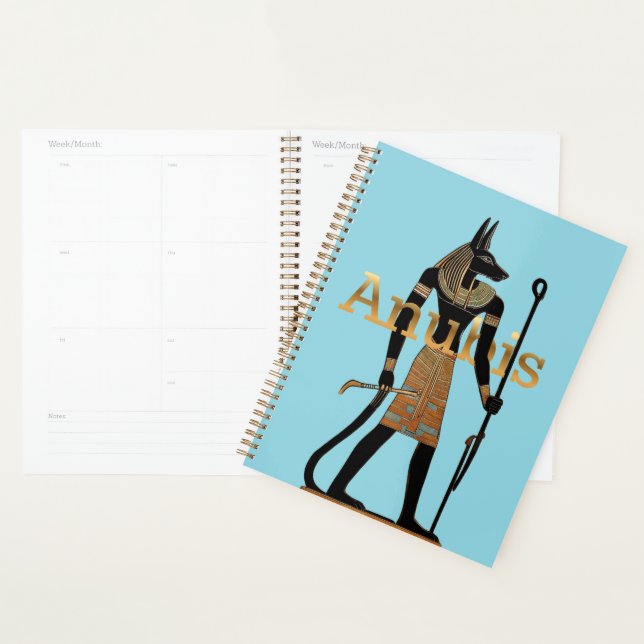 Ancient Egyptian God Anubis Planner (Display)