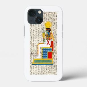 Ancient Egyptian God Goddess Hieroglyphics Design iPhone 13 Mini Case