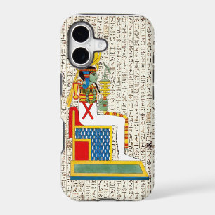 Ancient Egyptian God Goddess Hieroglyphics Design iPhone 17 Case