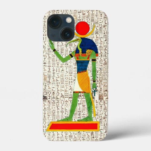 Ancient Egyptian God Hieroglyphics Design iPhone 13 Mini Case